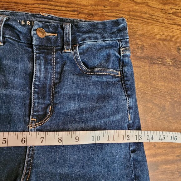 American Eagle Jeans 2 R Jegging Curvy Super Hi Rise Next Level Stretch - Picture 8 of 11